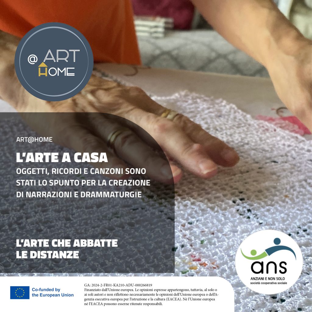 Online la seconda newsletter del progetto. In primo piano i laboratori artistici del progetto Art at Home in Italia e Francia.